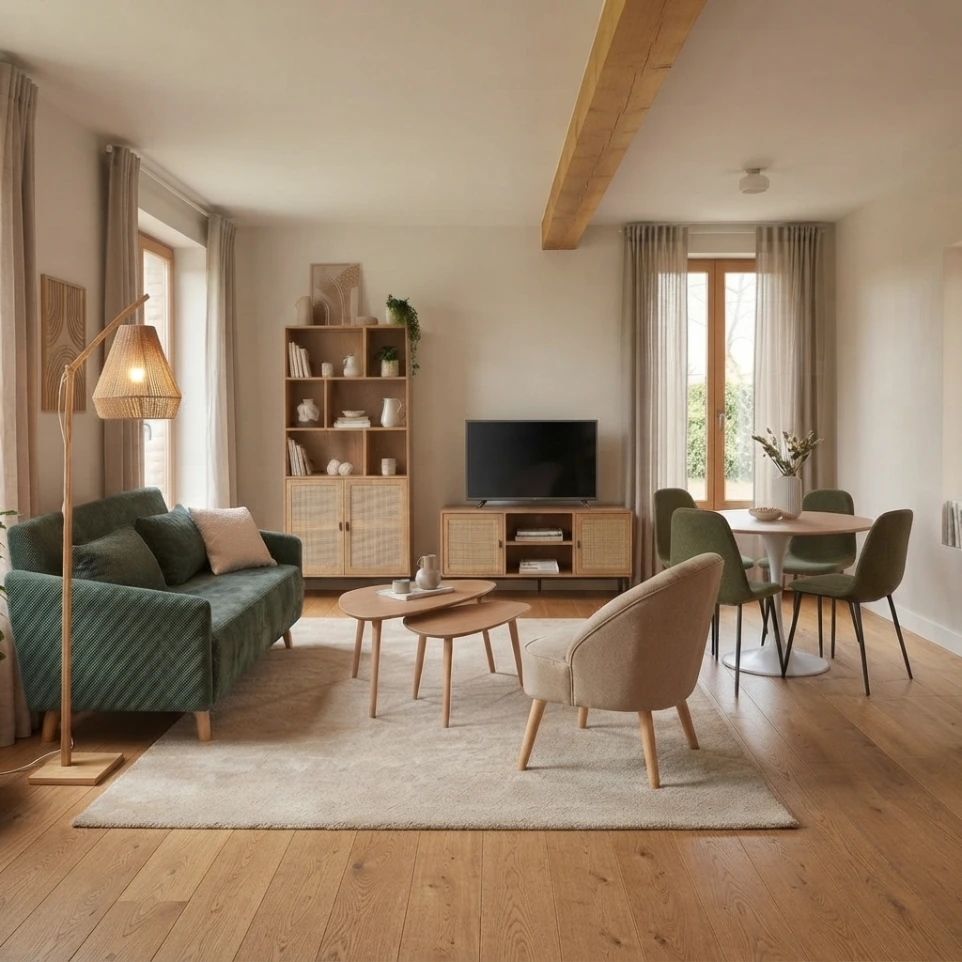 pack meuble Salon scandinave