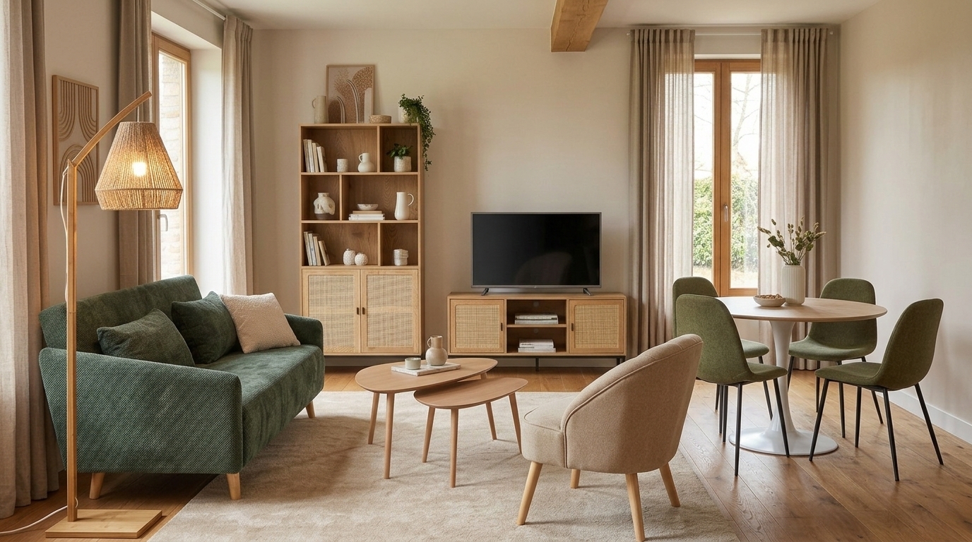 Pack mobilier T4 méditerranéen Mahon