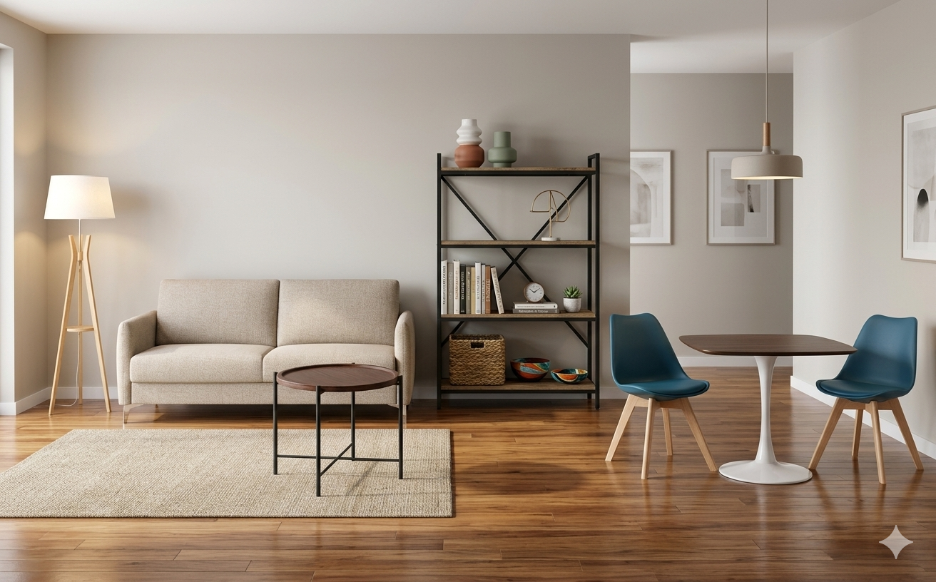 Pack mobilier Studio scandinave Sydney convertible