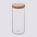Bocal verre et bois 1,3 L