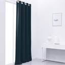 Rideau occultant bleu paon 140 x 240 cm