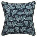 Coussin motif feuilles 40 x 40 cm