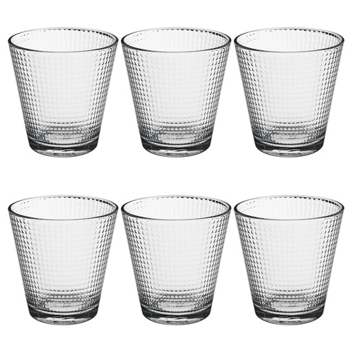 Lot de 6 verres à eau 25 cl