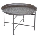 Table basse avec plateau Ø 65 cm