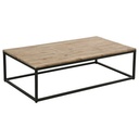 Table basse 115 x 65 cm bois et métal