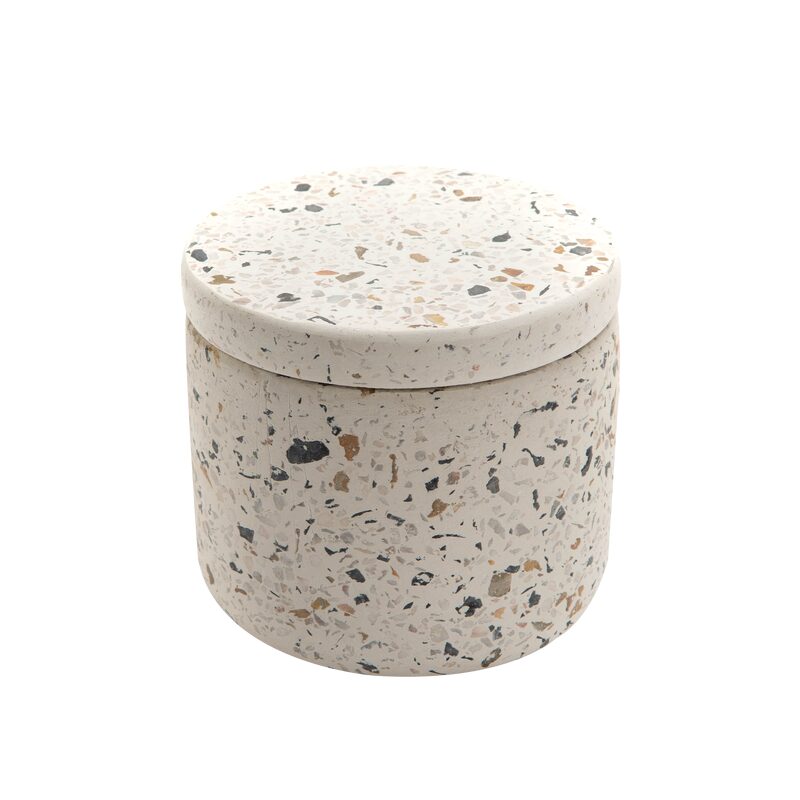 [168361] Boîte décorative en terrazzo