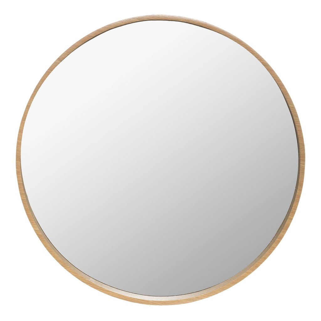 [182041] Miroir rond bois Ø 68 cm
