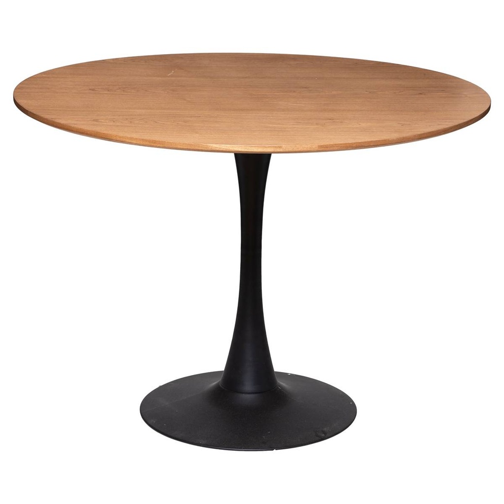 [184932] Table à manger Ø 100 cm chêne