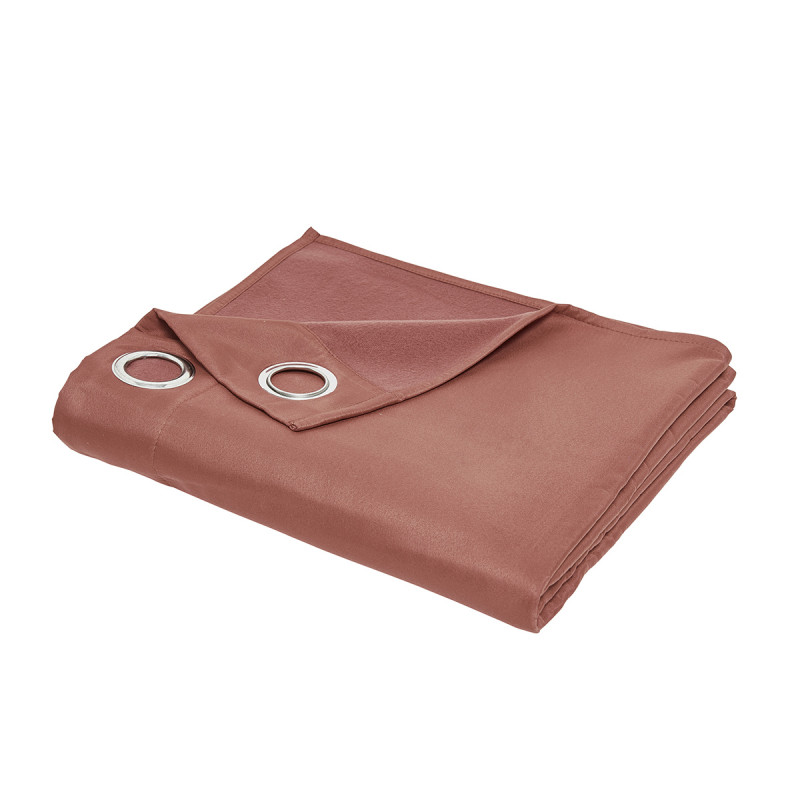 [356406] Rideau isolant thermique terracotta 140 x 240 cm