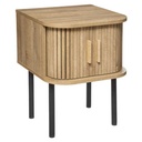 Table de chevet 2 portes coulissantes