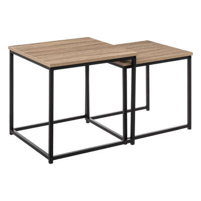 [193527] Tables basses gigognes ton chêne