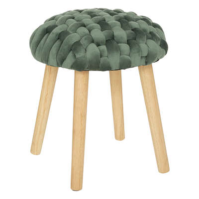 [157198E] Tabouret d'appoint vert jade