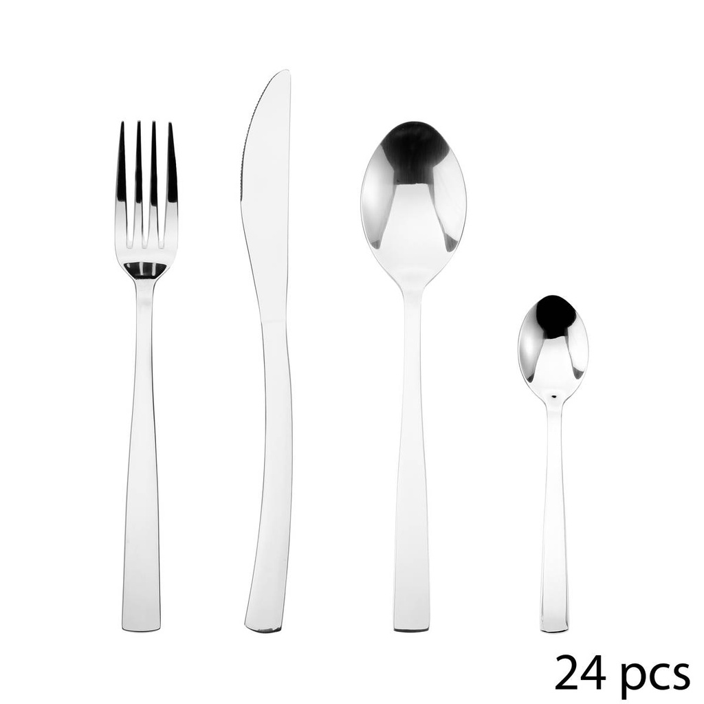 [134859] Ménagère inox 24 pièces