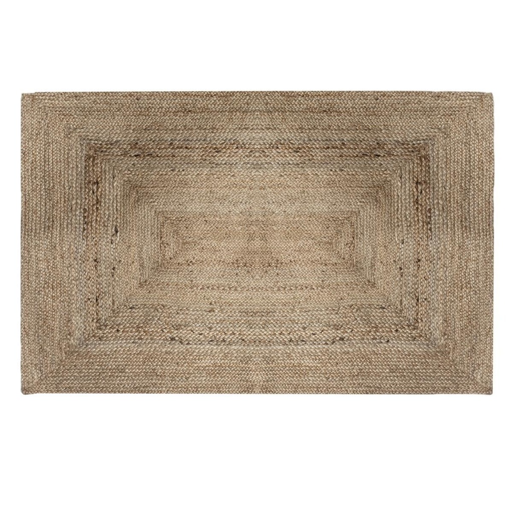 [168857D] Tapis en jute naturel 120 x 170 cm