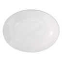 Plat ovale en verre