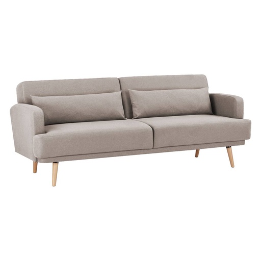 Canapé banquette 3 places beige