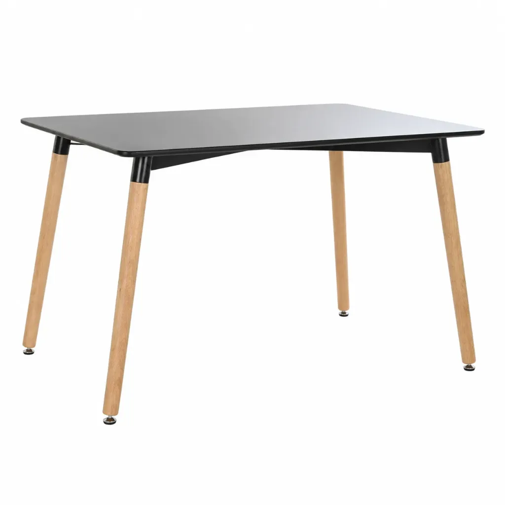 [194139] Table à manger 120 x 80 cm noir