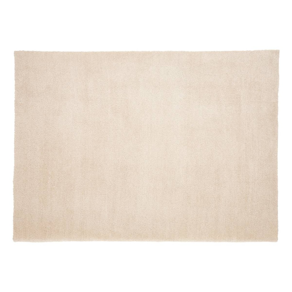 [188531A] Tapis touché velours 160 x 230 cm ivoire