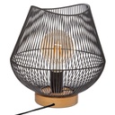 Lampe à poser métal filaire noir