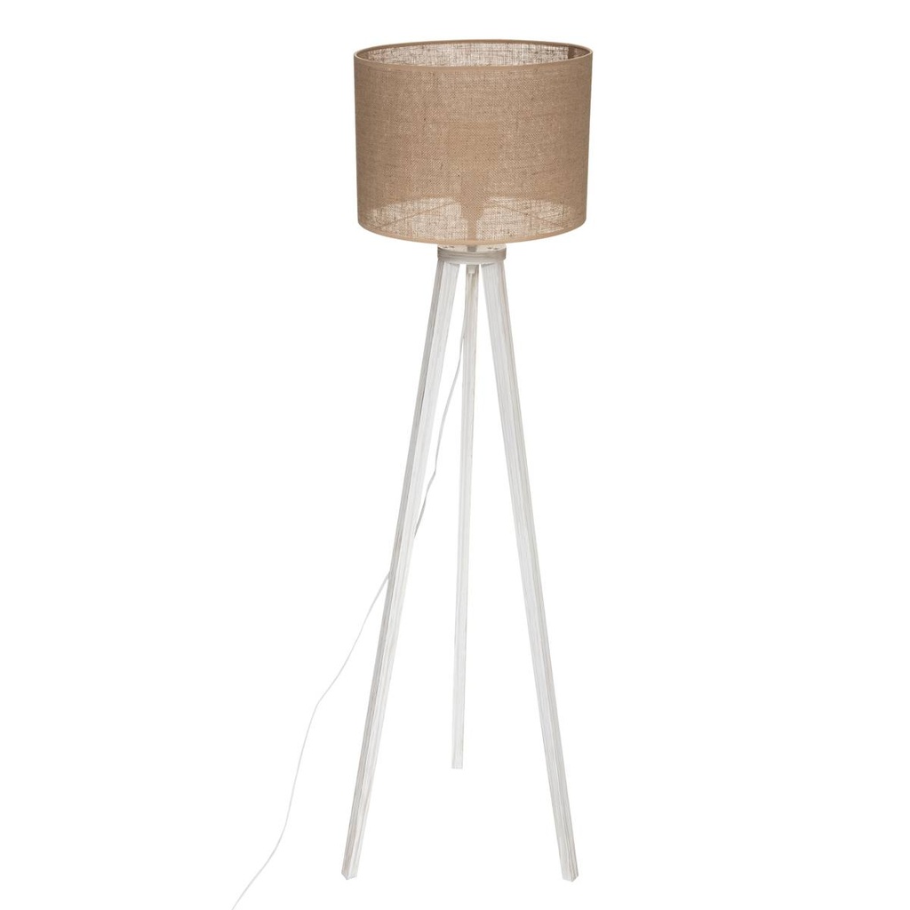 [181904] Lampadaire bois naturel Alva H. 143 cm
