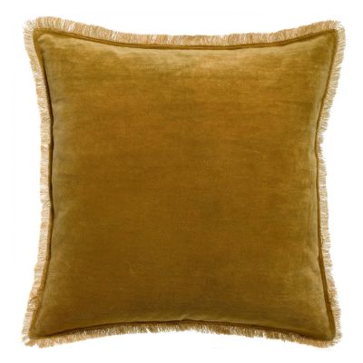[5015044000] Coussin en velours safran