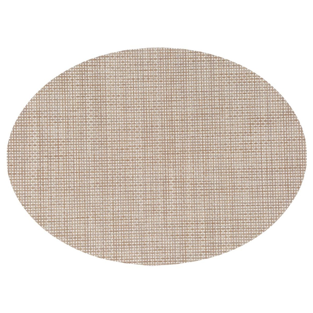 [125071E] Set de table ovale taupe