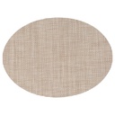 Set de table ovale taupe
