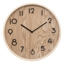 Horloge bois naturel Ø 38 cm