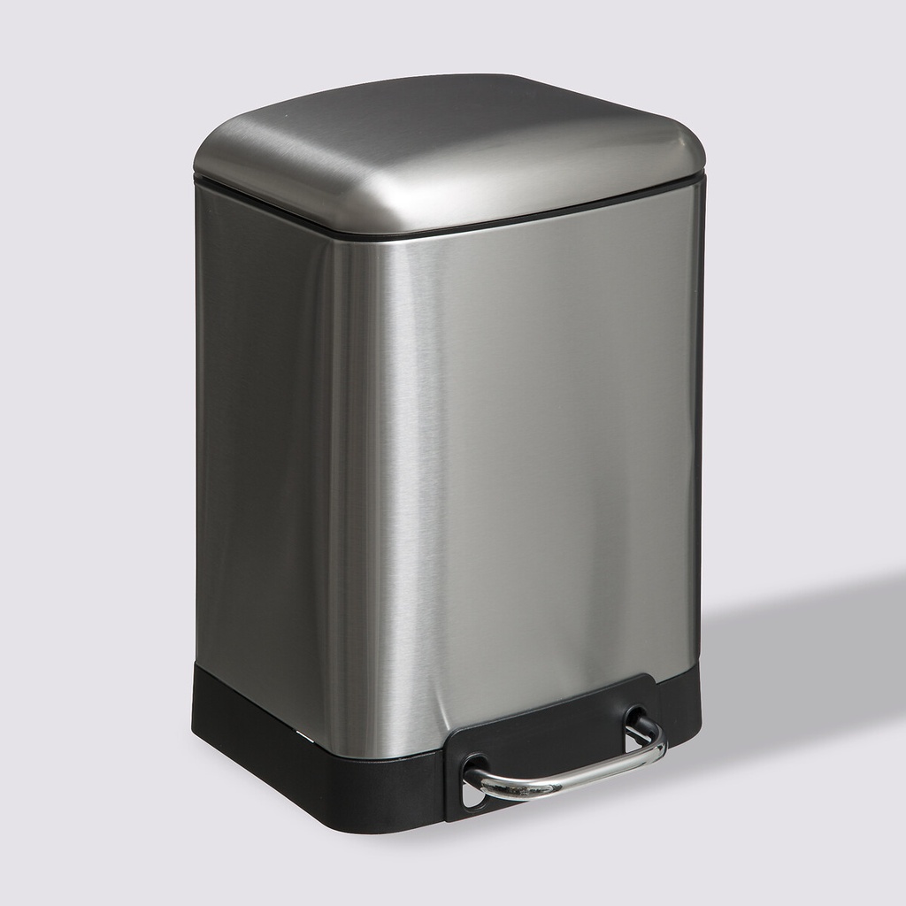 [138059A] Poubelle à pédale 6 L inox