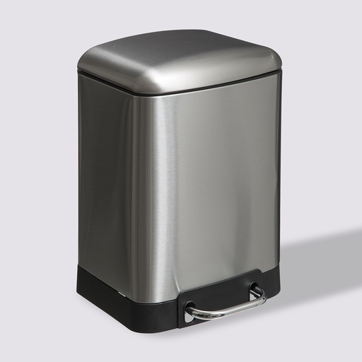 Poubelle à pédale 6 L inox
