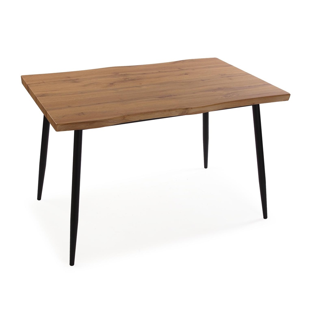 [20880121] Table à manger plateau bois 120 x 80 cm