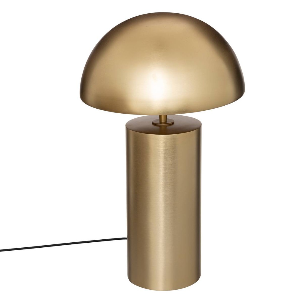[195316] Lampe cylindre doré H. 50 cm