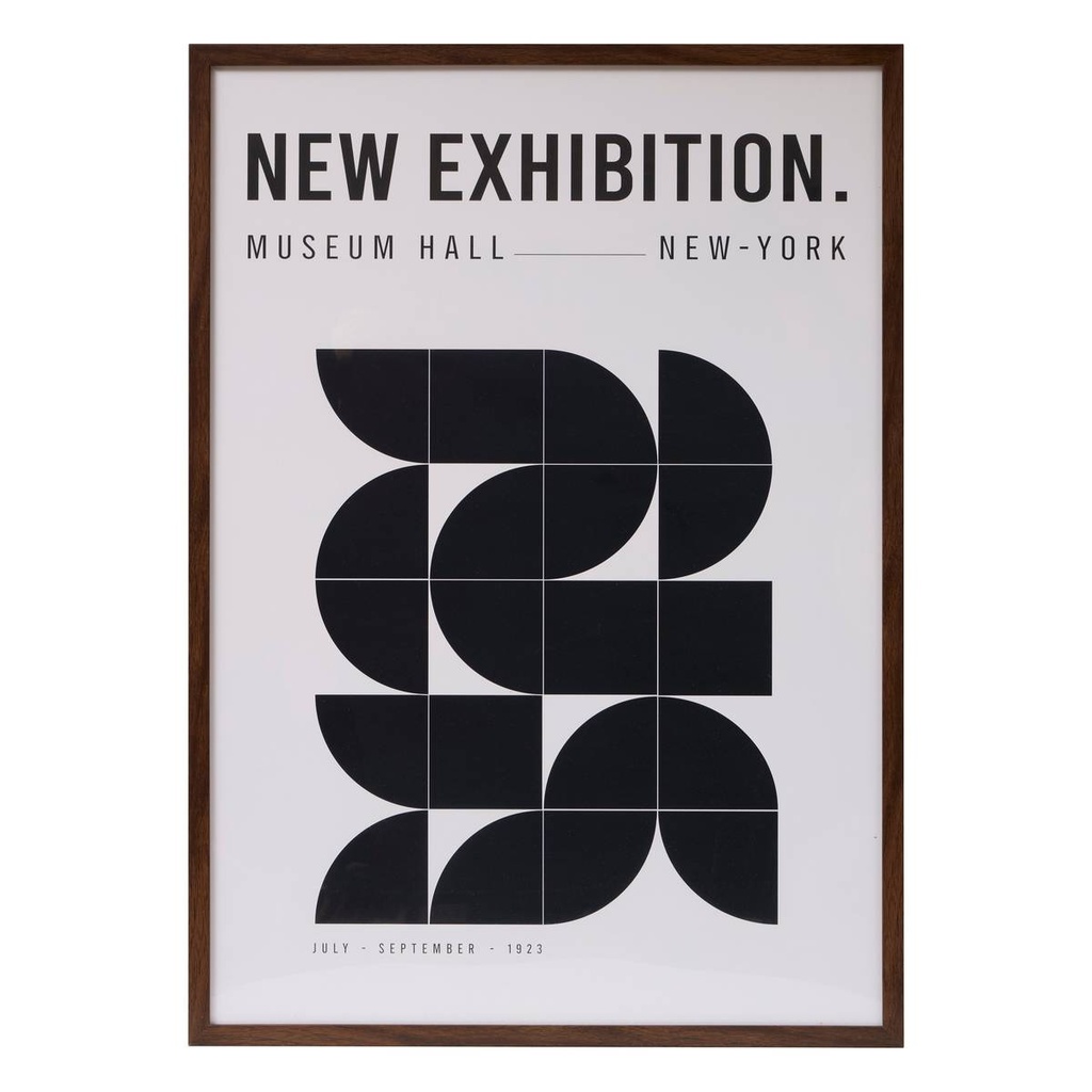 [206459B] Affiche encadrée Museum