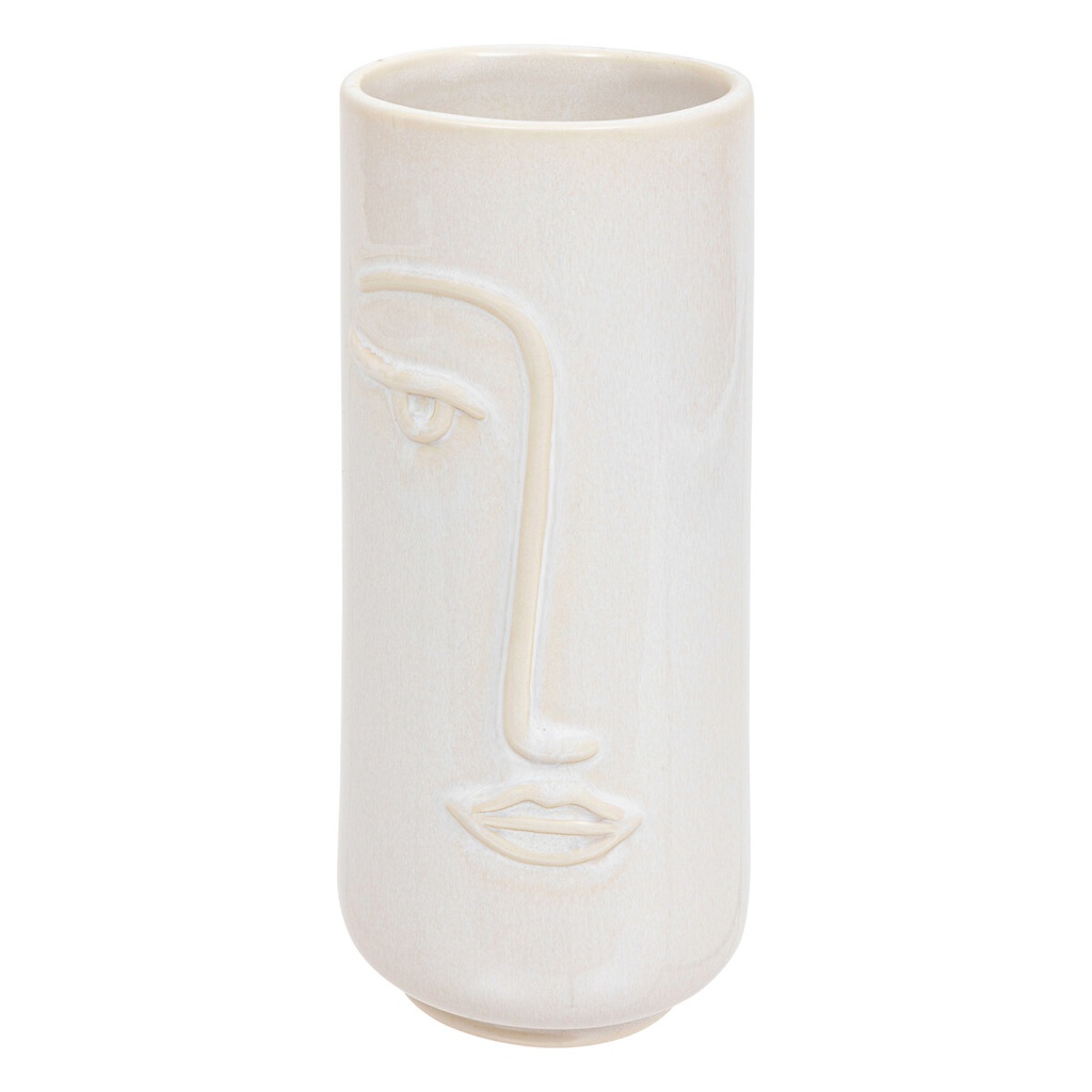 [198131] Vase forme visage H. 25 cm céramique