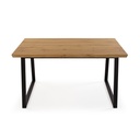 Table à manger 140 cm piètement noir