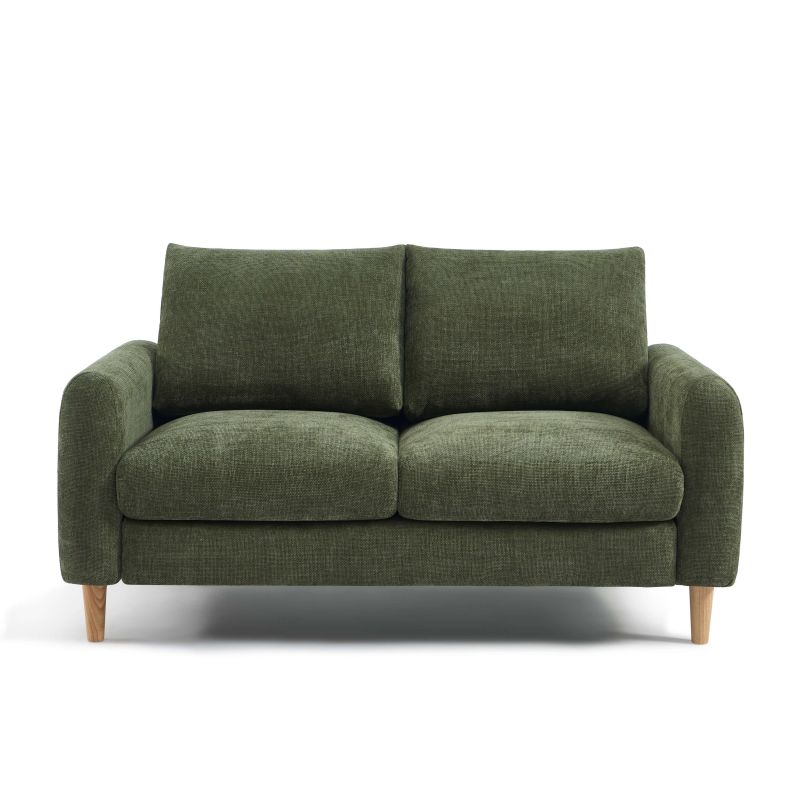 [CNCALI2TX01_190] Canapé droit 2 places tissu cèdre