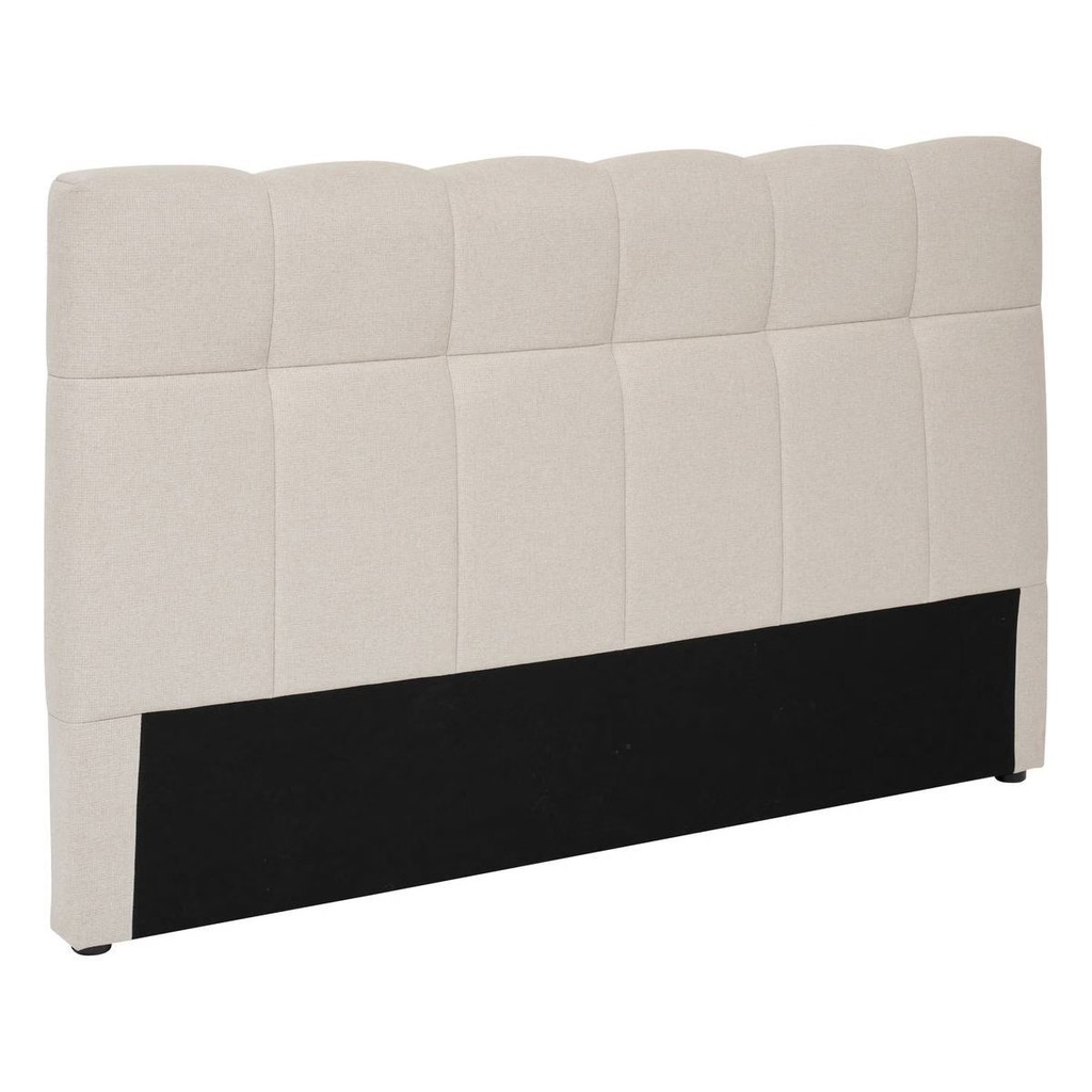 [206065A] Tête de lit capitonnée à poser 165 cm tissu argile