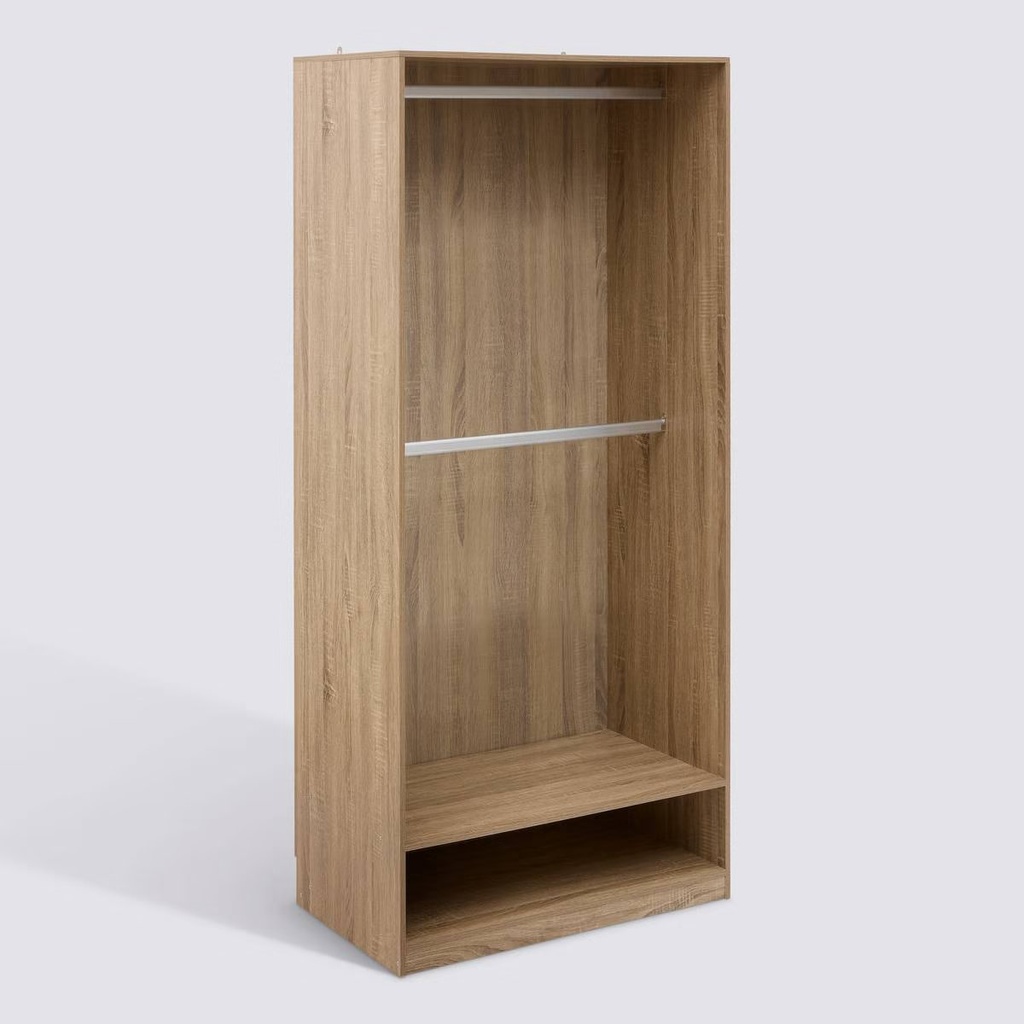 [212811] Module penderie double tringle 80 x 48 x 180 cm beige