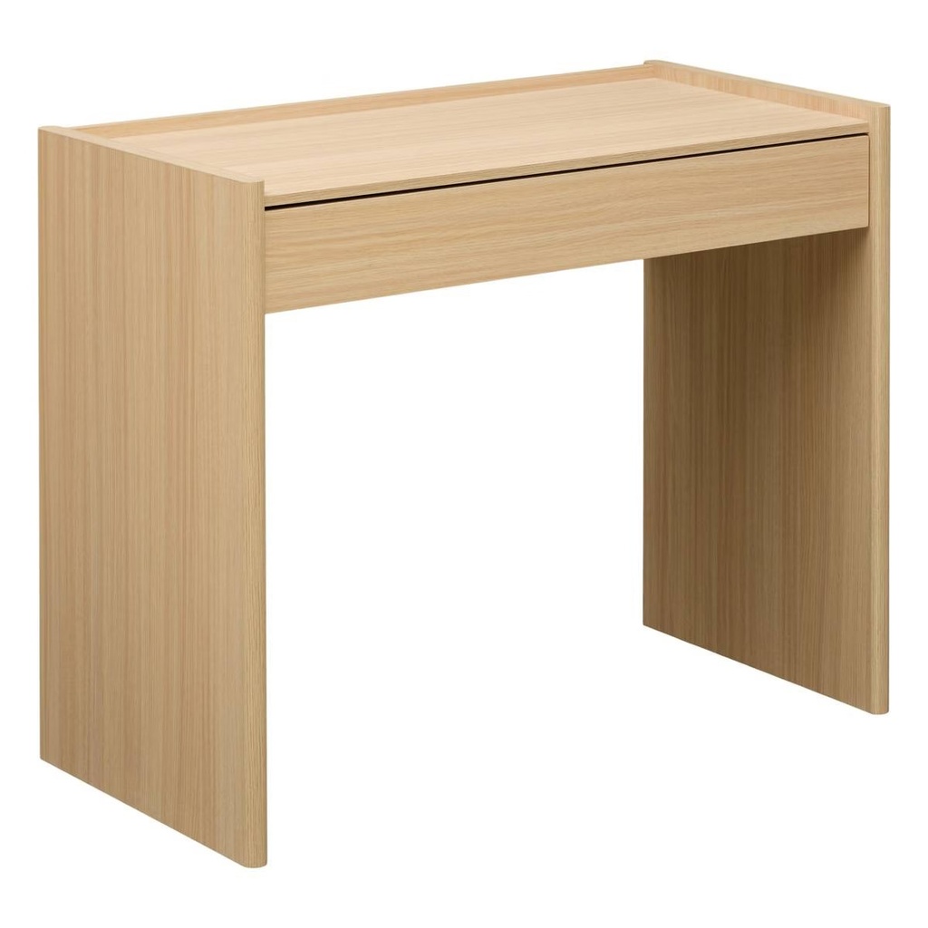 [213141] Bureau 1 tiroir fermeture douce L. 100 cm beige