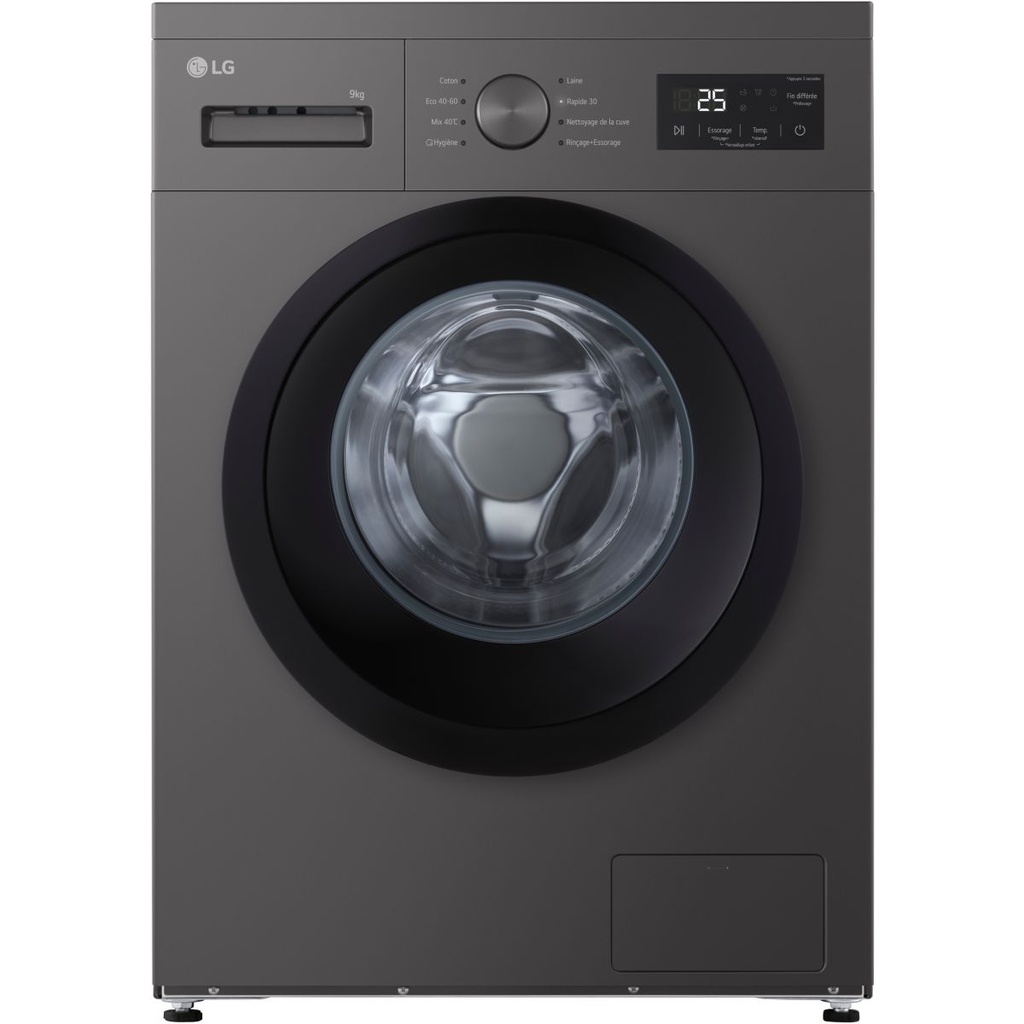 [F94N14SLS] Lave-linge hublot 9 kg 1400 tr/min L. 60 cm noir
